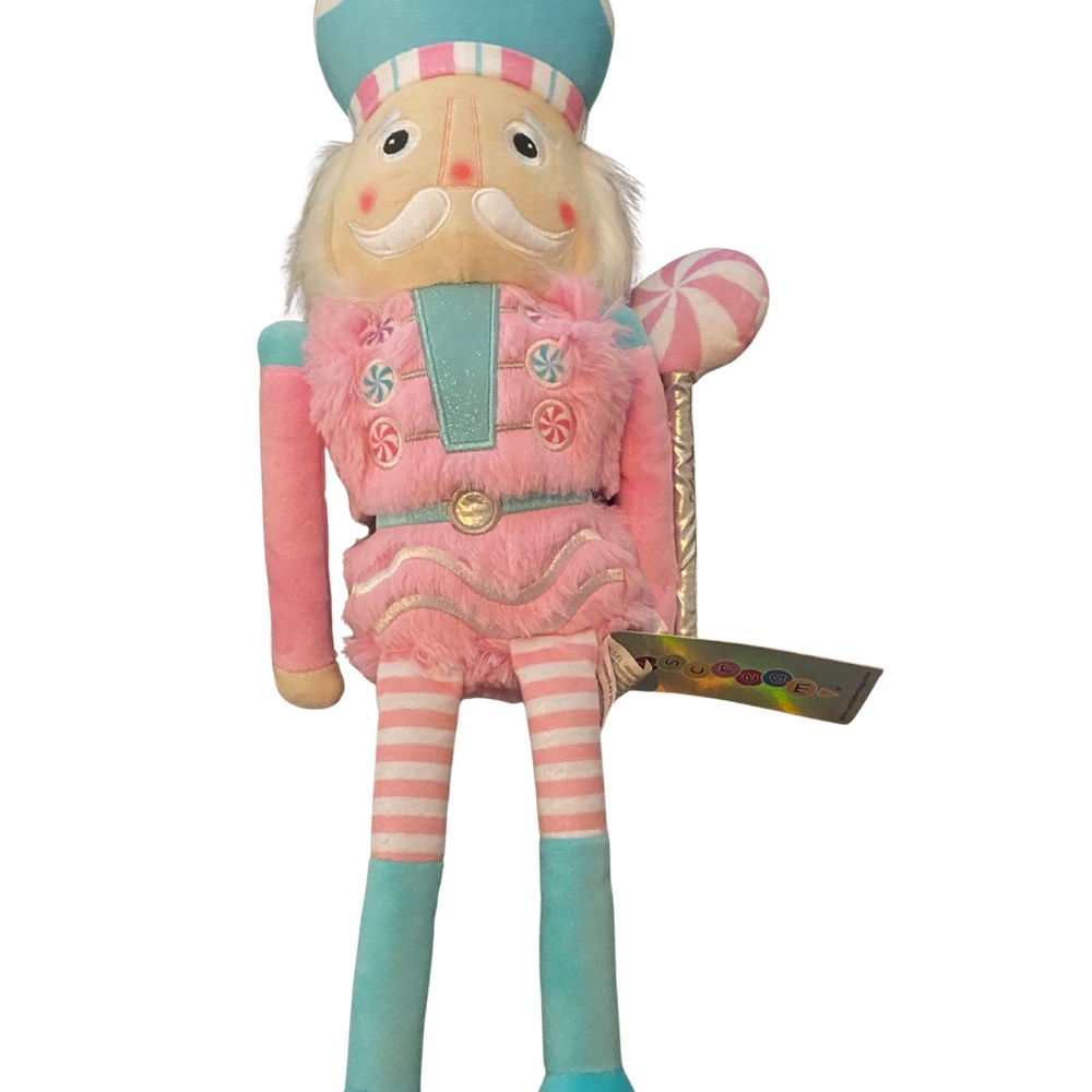 Pink and Blue Nutcracker Plush